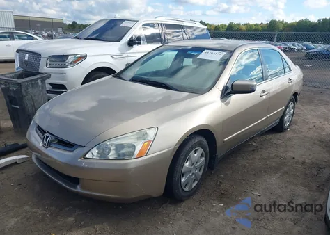 2003 Honda Accord 2.4 Lx z USA, uszkodzony, nr VIN 1HGCM56303A139142
